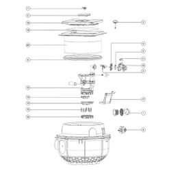 Kessel Hebeanlage Aqualift S Compact Mono GTF 500 resistent, max. Förderhöhe 8m, Boden... KESSEL-280500XC 4026092082591 (Abb. 1)