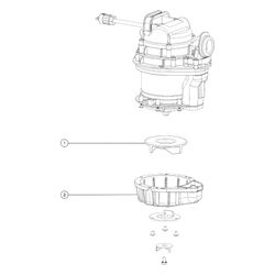 Kessel Austauschpumpe KTP/SPZ 1000 230V, 5m Kabel, 28351... KESSEL-28351 4026092038420 (Abb. 1)