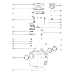Kessel Aqualift S Hebeanlage 100 Tronic GTF 1250 S1, freie Aufstellung... KESSEL-28514 4026092092903 (Abb. 1)