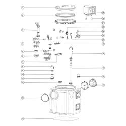 Kessel Aqualift S Hebeanlage 100 Duo GTF 600 S1, freie Aufstellung... KESSEL-28515 4026092092910 (Abb. 1)
