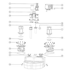 Kessel Aqualift F Hebeanlage Duo Comfort 230V SPF 1400-S3, Schieber aus Kunststoff... KESSEL-28629-C 4026092058503 (Abb. 1)