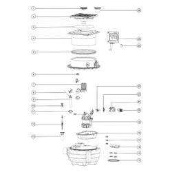 Kessel Hebeanlage Aqualift F Compact Mono 230V SPZ 1000 resistent S3, max. Förderhöhe 1... KESSEL-28701SC 4026092093658 (Abb. 1)