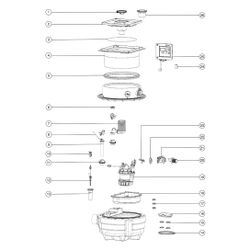 Kessel Hebeanlage Aqualift F Compact Mono 230V SPZ 1000 resistent S3, max. Förderhöhe 1... KESSEL-28701XC 4026092093641 (Abb. 1)