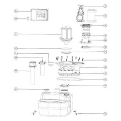 Kessel Aqualift F Hebeanlage Mono Comfort 400V SPF 1500-S3, Schieber aus Kunststoff, 8m F... KESSEL-28753 4026092054536 (Abb. 1)