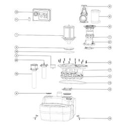 Kessel Aqualift F Hebeanlage Mono Comfort 400V SPF 3000-S3, Schieber aus Kunststoff, 16m ... KESSEL-28754 4026092054543 (Abb. 1)