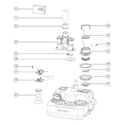 Kessel Hebeanlage Aqualift L Duo SPF 1300-S3, 230V, 32m3/h, max. Förderhöhe 9,2m, Schwarz... KESSEL-28797 4026092107386 (Abb. 1)
