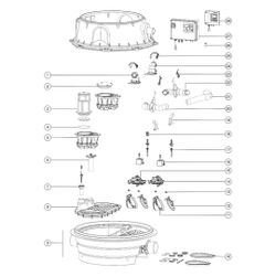 Kessel Ecolift Rückstauhebeanlage XL Mono 230V SPF 1400-S3, 2 motorisierte Klappen, mit... KESSEL-8741048 4026092070574 (Abb. 1)