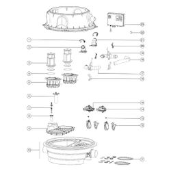 Kessel Rückstauhebeanlage Ecolift XL Duo SPF 1400-S1, max. Fh 7,5m, 28m3/h, niedrigster... KESSEL-8741056 4026092070659 (Abb. 1)