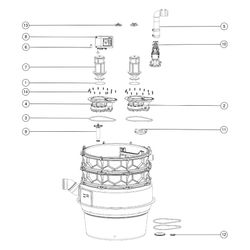 Kessel Pumpstation Aquapump XL Duo 230V SPF 1400-S3, mit Tauchglocke... KESSEL-8742004 4026092068595 (Abb. 1)