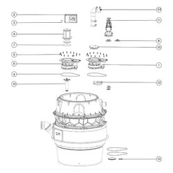 Kessel Aquapump Pumpstation XL Tronic 400V SPF 1500-S3, S3, mit Tauchglocke, niedrigste... KESSEL-8742013 4026092069493 (Abb. 1)