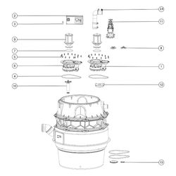 Kessel Pumpstation Aquapump XL Duo 400V SPF 1500-S3, mit Tauchglocke, niedrigster Einba... KESSEL-8742017 4026092069530 (Abb. 1)