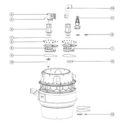 Kessel Pumpstation Aquapump XL Duo 230V SPF 1400-S1, mit Tauchglocke, niedrigster Einba... KESSEL-8742020 4026092069561 (Abb. 1)