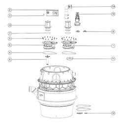 Kessel Pumpstation Aquapump XL Duo 400V SPF 1500-S1, mit Tauchglocke, niedrigster Einba... KESSEL-8742021 4026092069578 (Abb. 1)