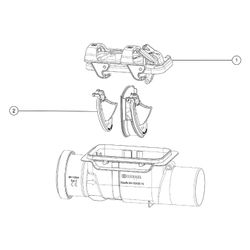 Kessel Rückstauverschluss Staufix DN 70 Typ 2... KESSEL-73070 4026092039403 (Abb. 1)