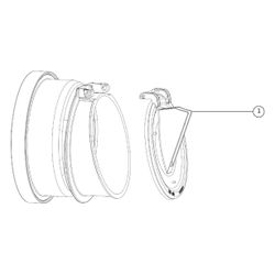 Kessel Rohrklappe DN 150, 79150... KESSEL-79150 4026092002483 (Abb. 1)
