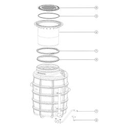 Kessel Fettabscheider EasyClean ground NS 2 Direct, 800-1.200mm, Klasse A/B, link... KESSEL-93002.120B-DL 4026092095119 (Abb. 1)