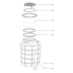 Kessel Fettabscheider EasyClean ground NS 4 Direct, 550-950mm, Klasse D, links... KESSEL-93004.80D-DL 4026092094877 (Abb. 1)