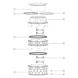 Kessel Schachtmodul LW 1000, 3.911-4.160mm, Klasse K 3, PE-HD, Schwarz... KESSEL-8740086 4026092066010 (Abb. 1)