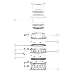 Kessel Schachtmodul LW 1000, 638-887mm, K 3, PE-HD, Schwarz... KESSEL-8740222 4026092093184 (Abb. 1)
