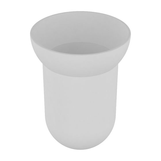 Keuco City Kunststoffeinsatz für Toilettenbürstengarnitur, D 100x131mm, 00864000100