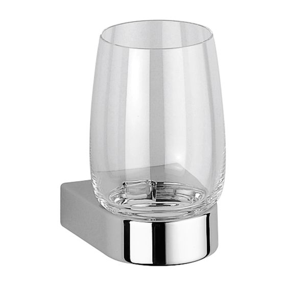 Keuco Elegance Echtkristall-Mundglas zu 01650, D 76x114mm, 01650006000