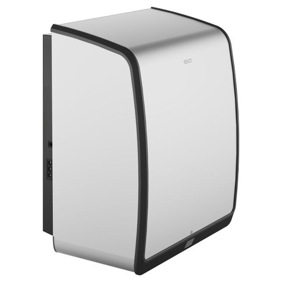 Keuco Hagleitner Sensor-Papiertuchspender Wandmodell, energieBOX L, 12V, hybrid, Aluminium-Silber-elxoiert, 05685170000