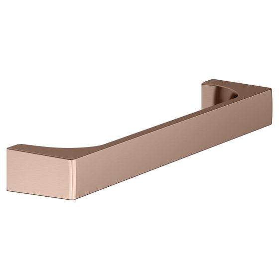 Keuco Edition 11 Haltegriff, 300mm, Montage senkrecht oder waagerecht, mit Befestigungsset, Rotgold gebürstet, 11107290000