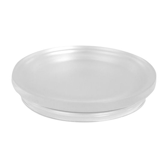 Keuco Edition 400 Seifenschale Echtkristall-Glas mattiert, D 92x15,5mm, 11555009000