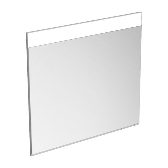 KEUCO Lichtspiegel Edition 400 11596, mit Spiegelheizung, 710 x 650 x 33 mm