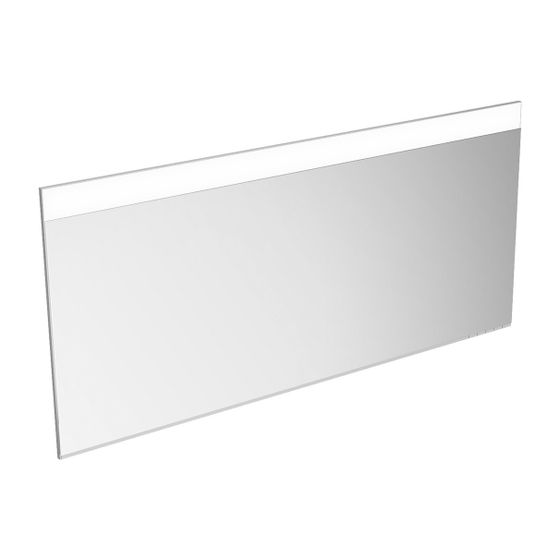 KEUCO Lichtspiegel Edition 400 11596, DALI, mit Spiegelheizung, 1760 x 650 x 33 mm