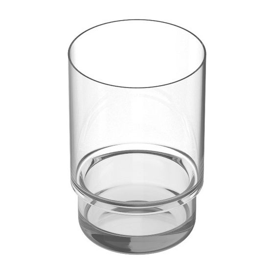 Keuco Collection Moll Echtkristall-Mundglas, D 72,5x108mm, 12750009000
