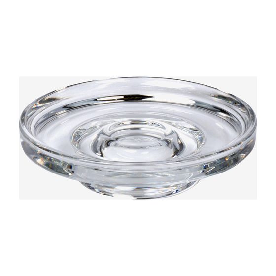 Keuco Collection Moll Echtkristall-Seifenschale zu 12755, D 115/63x31mm, 12755009000