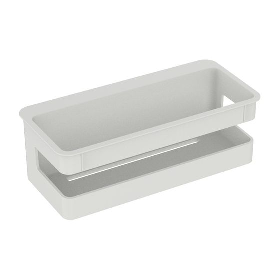 Keuco Collection Moll Kunststoff-Einsatz lose für Duschkorb, 240x110x80mm, Weiß, 12758000100
