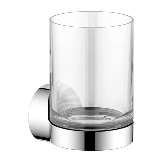 Keuco Collection Reva Glashalter, Echtkristall-Glas, Verchromt, 12850019000