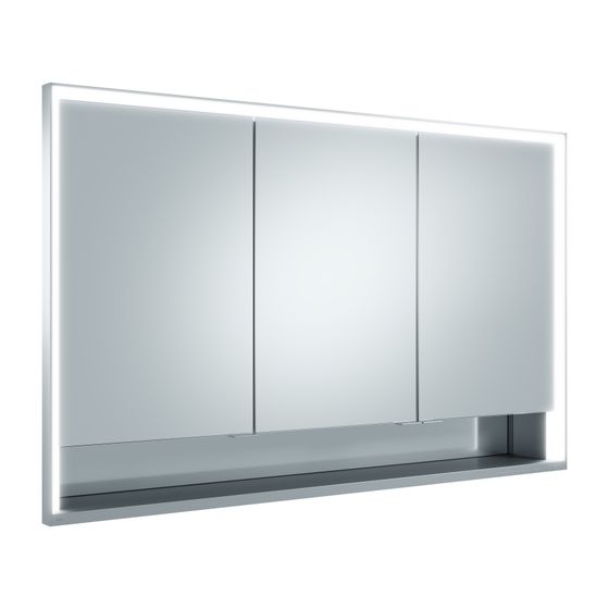 KEUCO Spiegelschrank Royal Lumos 14315, mit Ablagef., Einbau, silber-eloxiert, 1200x735x165mm, DALI