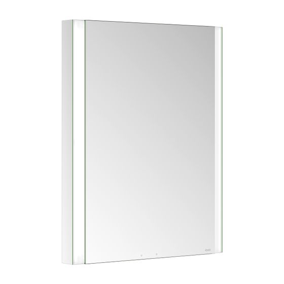 Keuco Somaris Einbau-Spiegelschrank, 1-türig, Anschlag links, 600x710x115mm, mit Spiegelheizung und 1 Steckdose, Verspiegelt