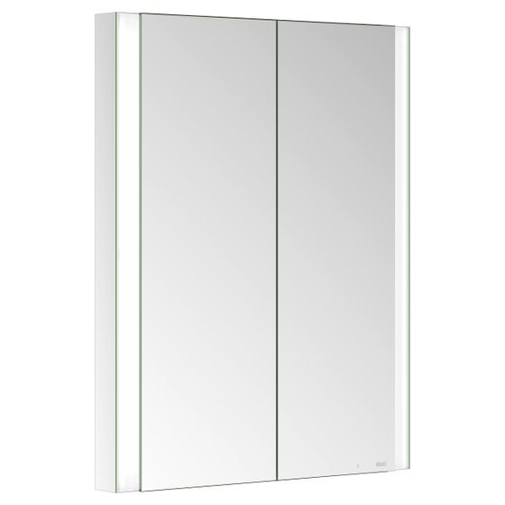 Keuco Somaris Spiegelschrank Wandeinbau 2-türig, mit 1 Steckdose, 600x710x115mm, Verspiegelt