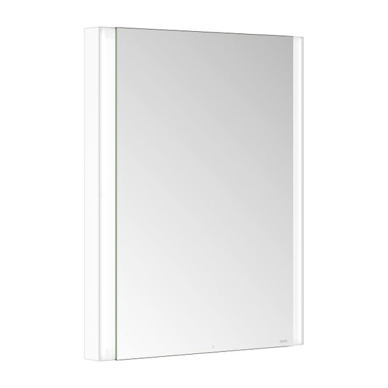 Keuco Somaris Spiegelschrank Wandeinbau 1-türig, Anschlag links, mit 1 Steckdose, 600x710x115mm, Weiß matt