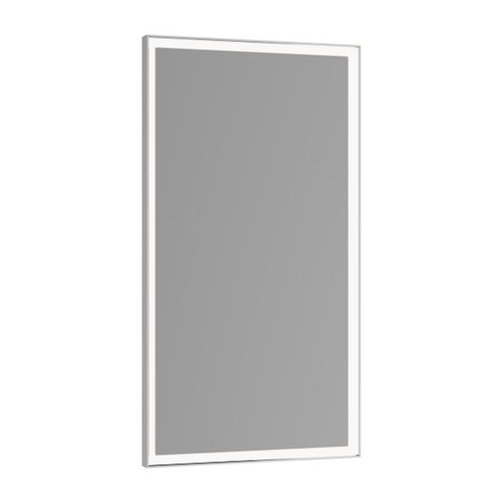 KEUCO Royal Lumos Spiegel 14597, silber-erloxiert, 460 x 850 x 60 mm