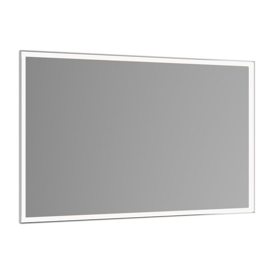 KEUCO Royal Lumos Spiegel 14598, Spiegelheizung, silber-eloxiert, 1200x650x60mm