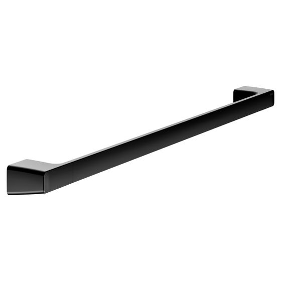 Keuco Aveno Badetuchhalter, 800mm, mit Befestigungsset, Schwarz matt, 14601370800