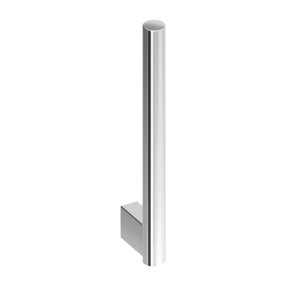 Keuco Plan Toilettenpapier-Ersatzrollenhalter, 2 Rollen, Rollenbreite 120mm, Montage senkrecht, Verchromt, 14963010002