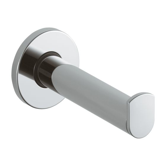 Keuco Plan Toilettenpapier-Ersatzrollenhalter, 1 Rolle, Rollenbreite 120mm, Montage waagerecht, Edelstahl, 14963070000