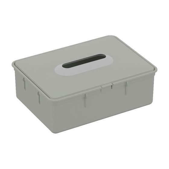Keuco Plan Kunststoff-Einsatz für Feuchtpapierbox, 160x117x53mm, Lichtgrau, 14967000038