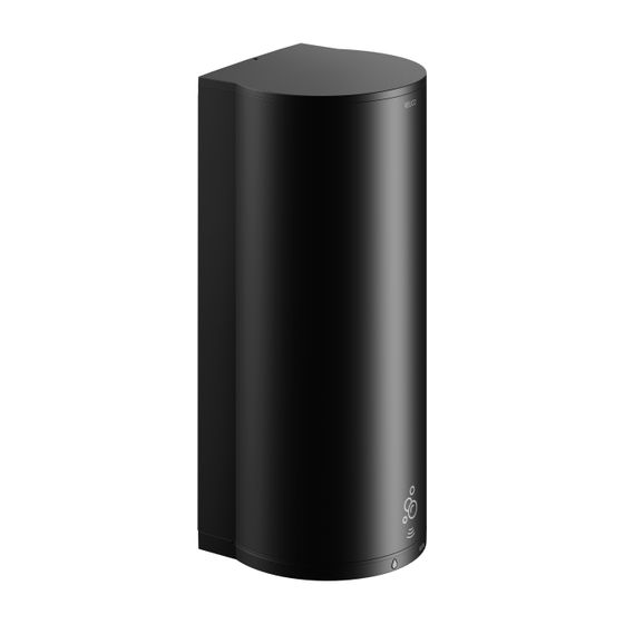 Keuco Plan Sensor-Seifenspender für Schaumseife elektronisch, Wandmodell, 1100ml, 6V, Schwarz-matt, 14986370137