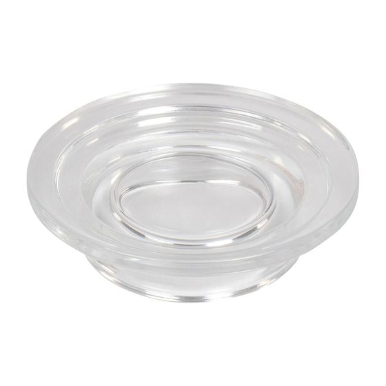 Keuco Edition 90 Echtkristall-Seifenschale, D 92x25mm, 19055009000