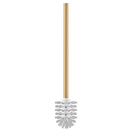Keuco Toilettenbürste für 11164, Messing gebürstet/Weiß