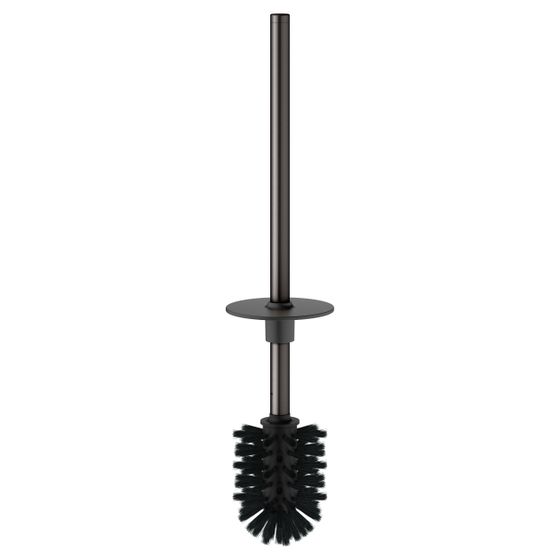 Keuco Toilettenbürste für 12764, Titanschwarz gebürstet/Anthrazit