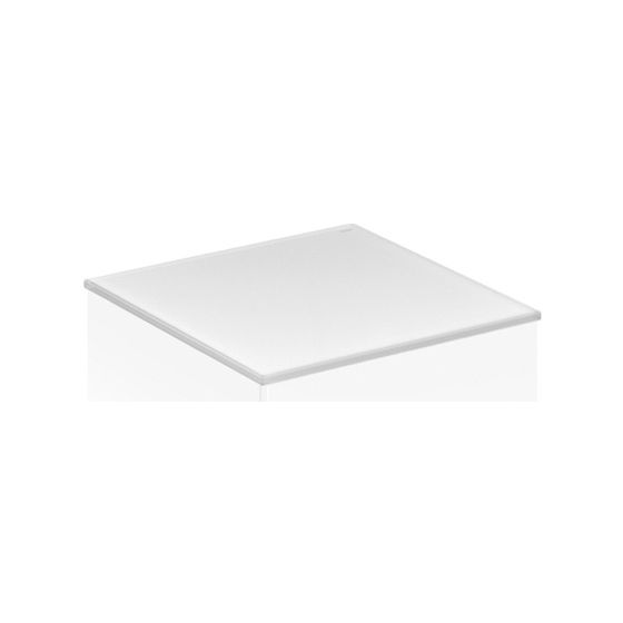 KEUCO Abdeckplatte Edition 11 31320, Cristallinglas, 352x3x520mm, weiß