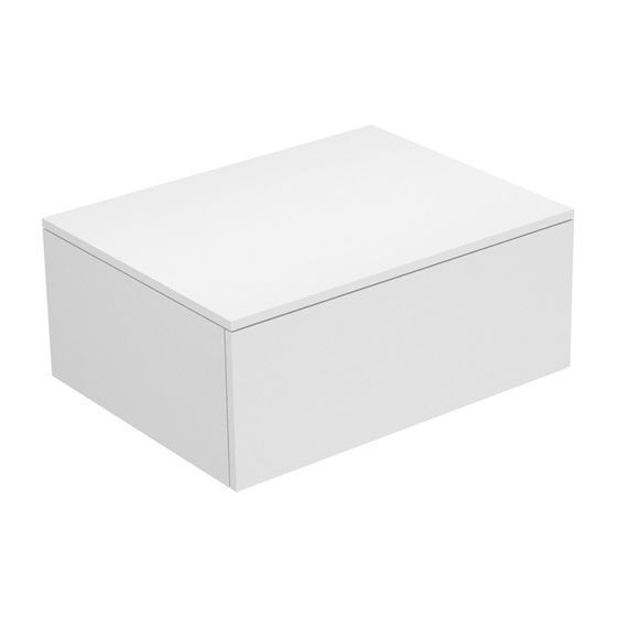 KEUCO Sideboard Edition 400 31741, 1 Auszug, weiß/weiß